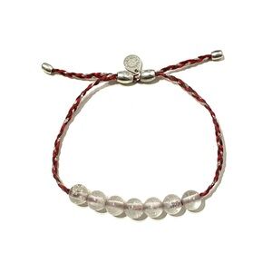 Alex and Ani 925 Adjustable Quartz Bead Bracelet